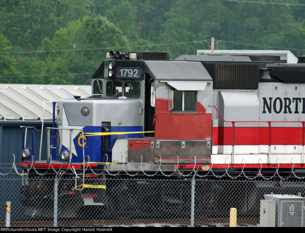 RNCX 1792 getting cab repairs